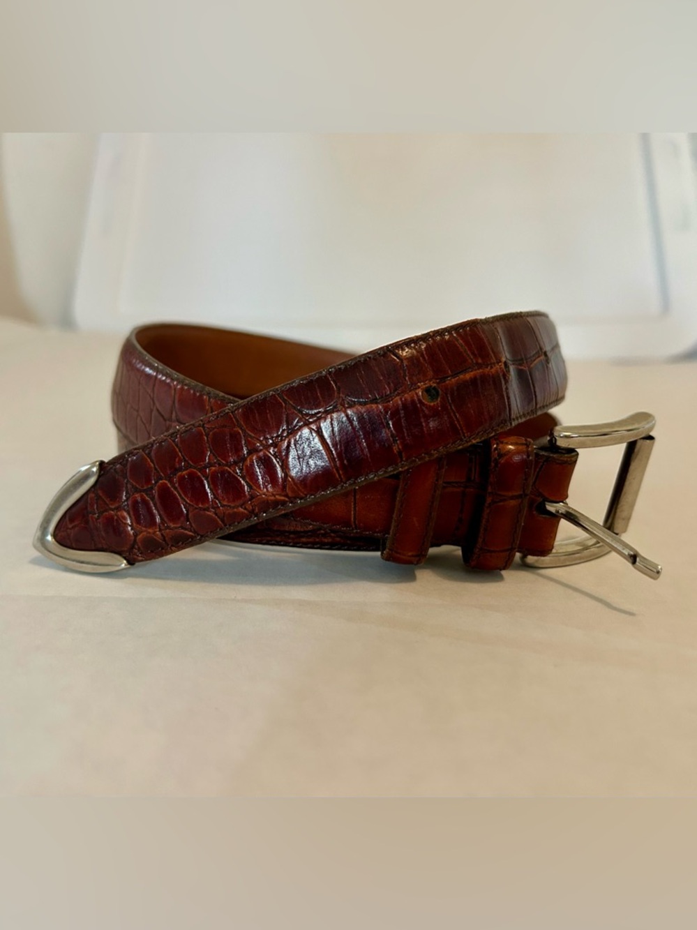 Saks Fifth Avenue Men’s Bella Croc Belt